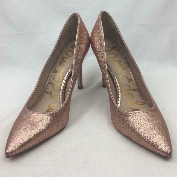 SAM EDELMAN Hazel glitter Pointy Toe Pump 7 - Picture 2 of 13